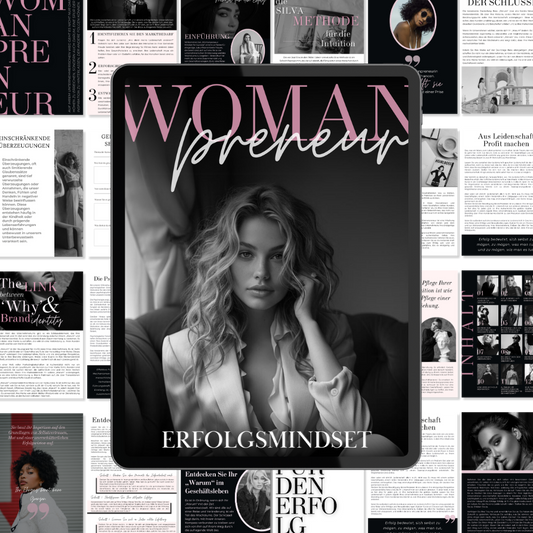 Womanpreneur - Mindset für Erfolg ebook mit MRR (Master Resell Rechte), PLR Digitale Produkte, Entrepreneur Ebook